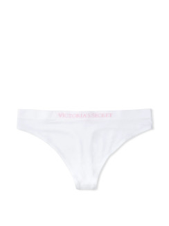 Трусики Seamless Thong Panty Victoria`s Secret - колір VS White