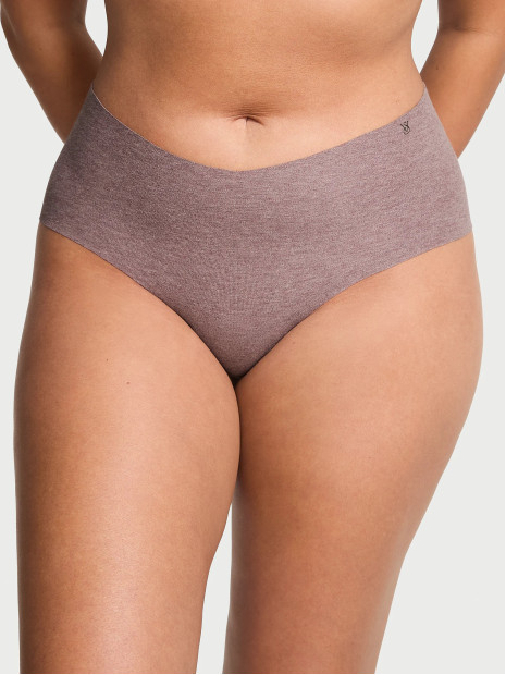 Безшовні трусики Victoria's Secret No-Show Cotton Cheeky Panty - колір Heather Cocoa Blush