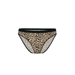 Бавовняні трусики бікіні Victoria's Secret Stretch Cotton Bikini Panty - колір Leopard
