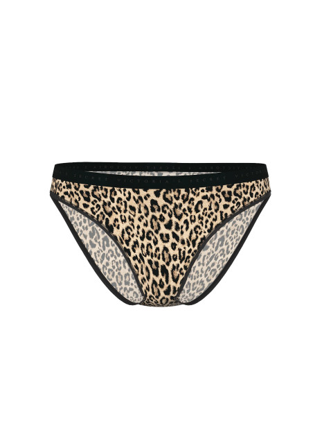 Бавовняні трусики бікіні Victoria's Secret Stretch Cotton Bikini Panty - колір Leopard