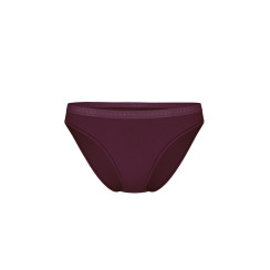Бавовняні трусики бікіні Victoria's Secret Stretch Cotton Bikini Panty - колір Winter Wine