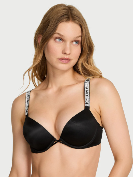 Бюстгальтер Victoria's Secret з подвійним Push-Up із серії Bombshell Logo Shine Strap Add-2-Cups Push-Up Bra