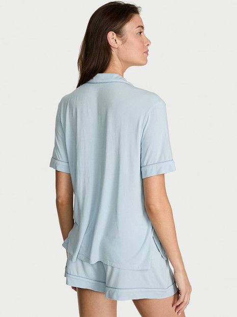 Модалова піжама Victoria's Secret SoSoft™ Modal Short Pajama Set - колір Celestial Blue