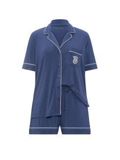 Модалова піжама Victoria's Secret SoSoft™ Modal Short Pajama Set - колір Embroidered Pocket | Ink Blue