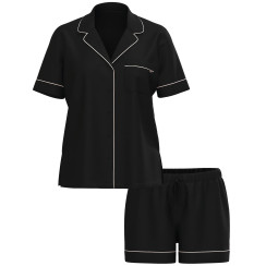 Модалова піжама Victoria's Secret SoSoft™ Modal Short Pajama Set - колір Prints & Solids | BLACK