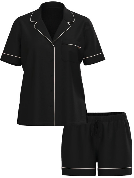 Модалова піжама Victoria's Secret SoSoft™ Modal Short Pajama Set - колір Prints & Solids | BLACK