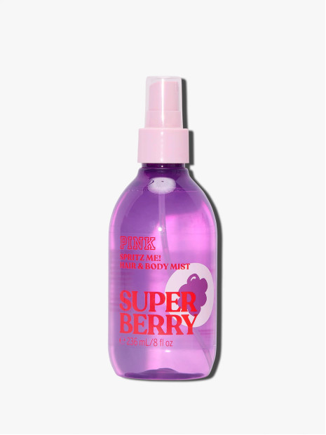 Спрей для тіла та волосся Super Berry Hair & Body Spray Pink