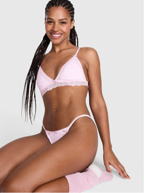 Комплект білизни Victoria's Secret Pink - Limited-Edition PINK Wink™ Flirty Gift Set - колір Pink Tulip Forever Lace V-Day Pack Комплект білизни Victoria's Secret Pink - Limited-Edition PINK Wink™ Flirty Gift Set - колір Pink Tulip Forever Lace V-Day Pack