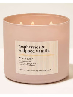Свічка Raspberries & Whipped Vanilla Bath and Body Works
