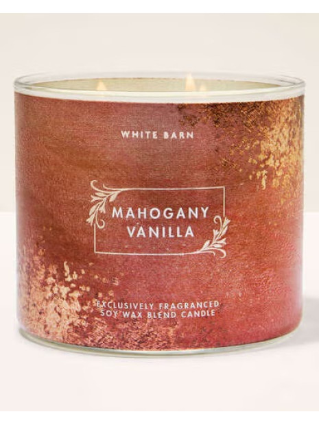 Свічка Mahogany Vanilla Bath and Body Works