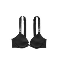  Бюстгалтер Victoria's Secret Very Sexy Scattered Shine Strap Push-Up Bra - колір Jet Black