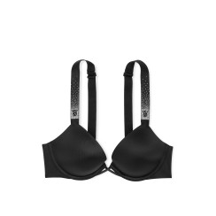 Бюстгалтер Victoria's Secret Very Sexy Scattered Shine Strap Push-Up Bra - колір Jet Black