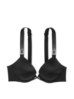 Бюстгалтер Victoria's Secret Very Sexy Scattered Shine Strap Push-Up Bra - колір Jet Black
