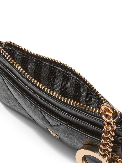 Гаманець-кардхолдер Victoria's Secret Card Holder Keychain - колір Black Гаманець-кардхолдер Victoria's Secret Card Holder Keychain - колір Black