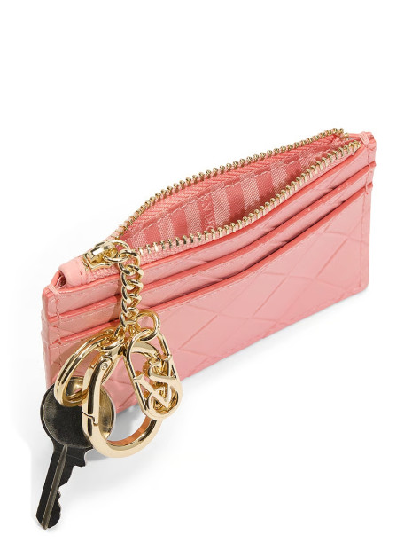 Гаманець-кардхолдер Victoria's Secret Card Holder Keychain - колір Blush Woven Гаманець-кардхолдер Victoria's Secret Card Holder Keychain - колір Blush Woven