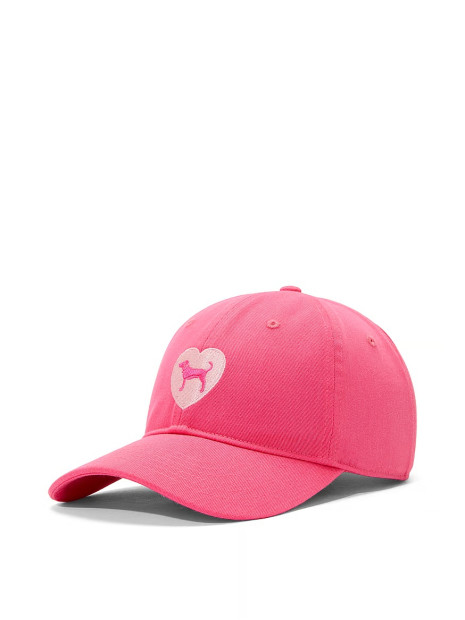 Кепка Бейсболка Victoria's Secret PINK Baseball Hat - колір Fall For Me Heart & Dog