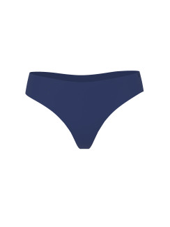 Безшовні трусики стрінги Victoria's Secret No-Show Cotton Thong Panty - колір Ink Blue
