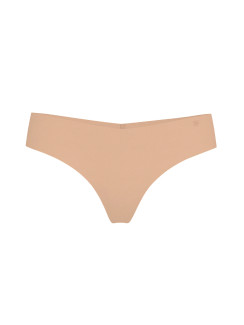 Безшовні трусики стрінги Victoria's Secret No-Show Cotton Thong Panty - колір Praline