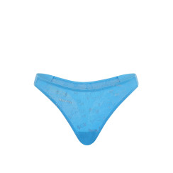 Котонові трусики стрінги Pink VS - колір Capri Blue Foil Dolphin Print