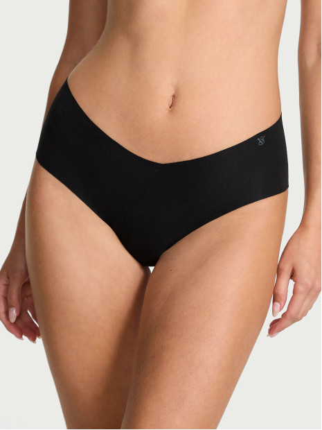 Безшовні трусики Victoria's Secret No-Show Cotton Cheeky Panty - колір Black Безшовні трусики Victoria's Secret No-Show Cotton Cheeky Panty - колір Black