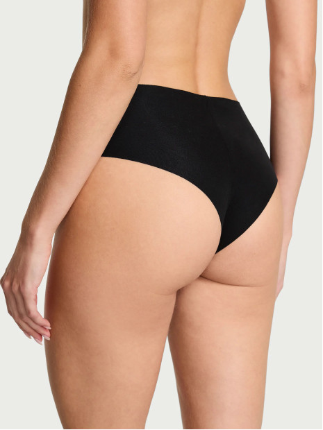 Безшовні трусики Victoria's Secret No-Show Cotton Cheeky Panty - колір Black Безшовні трусики Victoria's Secret No-Show Cotton Cheeky Panty - колір Black