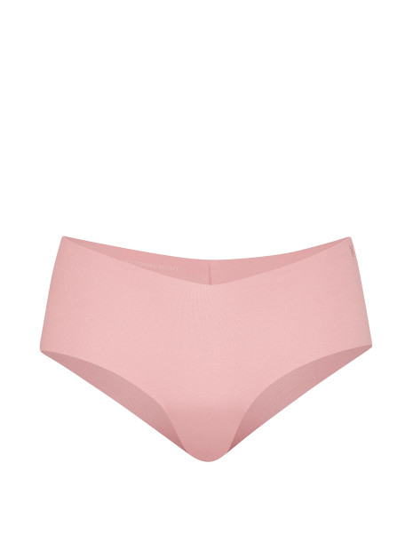 Безшовні трусики Victoria's Secret No-Show Cotton Cheeky Panty - колір Chalk Rose