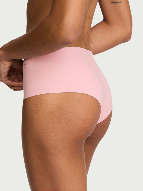Безшовні трусики Victoria's Secret No-Show Cotton Cheeky Panty - колір Chalk Rose Безшовні трусики Victoria's Secret No-Show Cotton Cheeky Panty - колір Chalk Rose