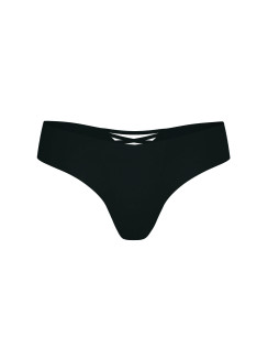 Безшовні трусики стрінги Victoria's Secret No Show Strappy Thong Panty - колір Black