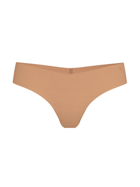 Безшовні трусики стрінги Victoria's Secret No-Show Thong Panty - колір Toffee