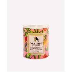 Свічка Warm Summer Evening Single Wick Candle Bath and Body Works