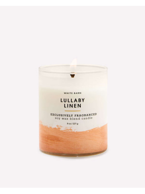 Свічка Lullaby Linen Single Wick Candle Bath and Body Works