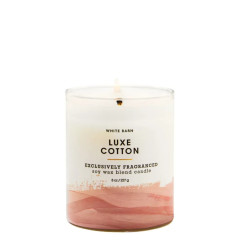 Свічка Luxe Cotton Single Wick Candle Bath and Body Works