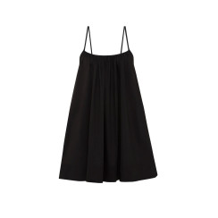 Сукня Victoria's Secret Beachwear Poplin Trapeze Mini Dress - колір Black