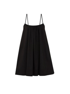 Сукня Victoria's Secret Beachwear Poplin Trapeze Mini Dress - колір Black