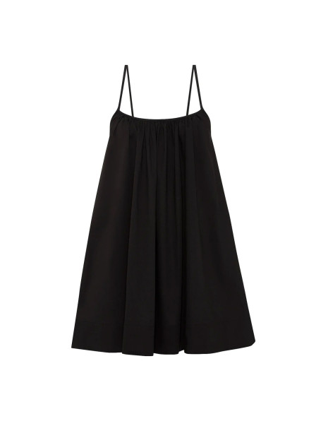 Сукня Victoria's Secret Beachwear Poplin Trapeze Mini Dress - колір Black