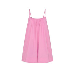 Сукня Victoria's Secret Beachwear Poplin Trapeze Mini Dress - колір Pink Sugar