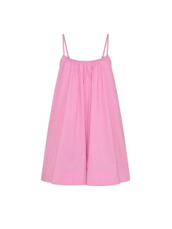 Сукня Victoria's Secret Beachwear Poplin Trapeze Mini Dress - колір Pink Sugar