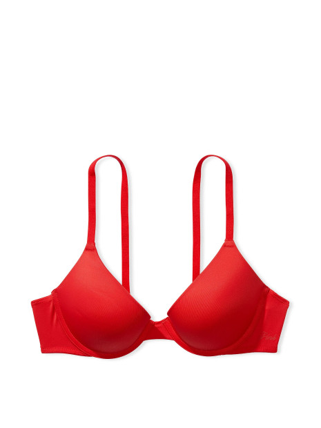 Бюстгалтер Victoria's Secret PINK Wear Everywhere™ Push-Up Bra - колір Red Pepper