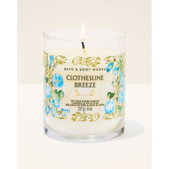 Свічка Clothesline Breeze Single Wick Candle Bath and Body Works