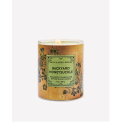 Свічка Backyard Honeysuckle Single Wick Candle Bath and Body Works