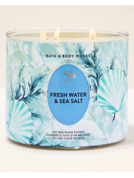 Свічка Fresh Water & Sea Salt Bath and Body Works