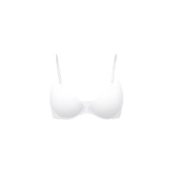 Бюстгальтер Victoria Secret The T-shirt Smooth Lightly Lined Full-Coverage Bra - колір VS White