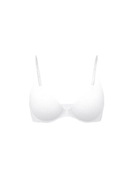 Бюстгальтер Victoria Secret The T-shirt Smooth Lightly Lined Full-Coverage Bra - колір VS White