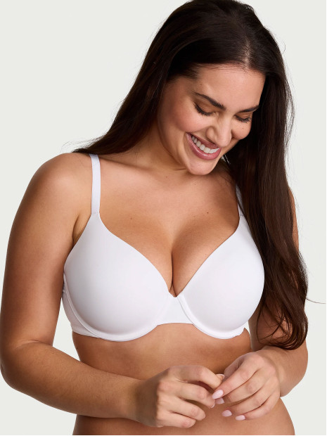 Бюстгальтер Victoria Secret The T-shirt Smooth Lightly Lined Full-Coverage Bra - колір VS White Бюстгальтер Victoria Secret The T-shirt Smooth Lightly Lined Full-Coverage Bra - колір VS White
