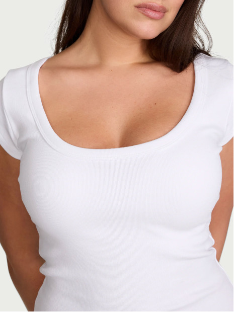 Бюстгальтер Victoria Secret The T-shirt Smooth Lightly Lined Full-Coverage Bra - колір VS White Бюстгальтер Victoria Secret The T-shirt Smooth Lightly Lined Full-Coverage Bra - колір VS White