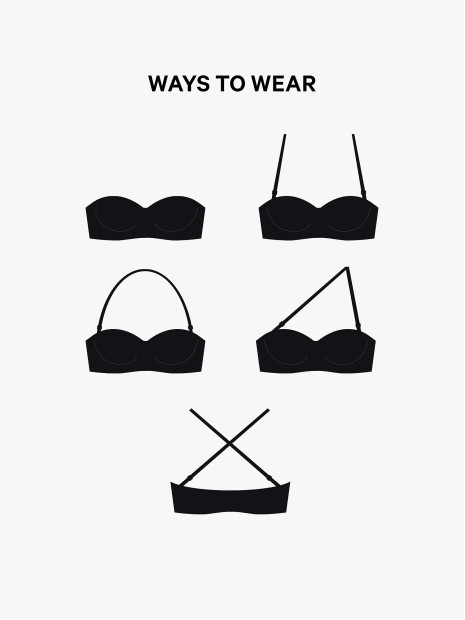 Бюстгалтер Victoria's Secret PINK Wear Everywhere™ Push-Up Strapless Bra - колір Marzipan Бюстгалтер Victoria's Secret PINK Wear Everywhere™ Push-Up Strapless Bra - колір Marzipan