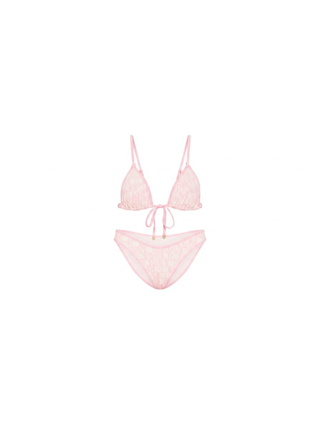 Купальник Victoria's Secret Swim Logo - колір Pretty Blossom Victoria Logos