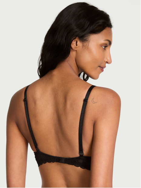 Бюстгалтер Victoria's Secret Sexy Tee Sophia Lace Push-Up Bra - колір Black