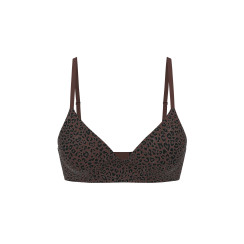 Бюстгалтер Victoria's Secret Wear Everywhere™ Push-Up Wireless Bra - колір Ganache Leopard Print
