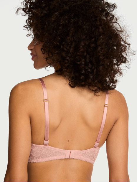Комплект білизни Victoria's Secret Tease Lace Unlined Demi Bra - колір Royal Pink Комплект білизни Victoria's Secret Tease Lace Unlined Demi Bra - колір Royal Pink